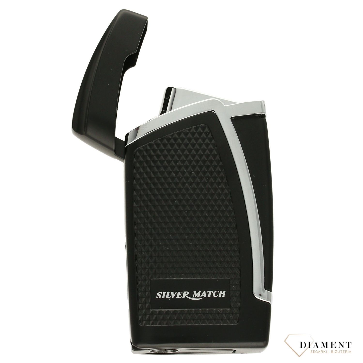 Zapalniczka żarowa czarno srebrna z grawerem 40674273 SILVER (2).jpg